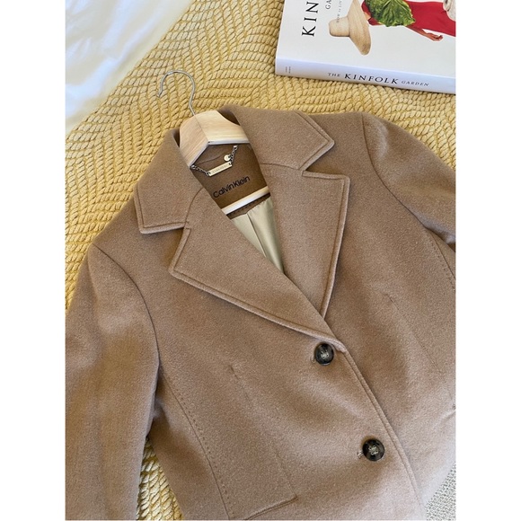 Calvin Klein Camel Coat - Picture 5 of 5